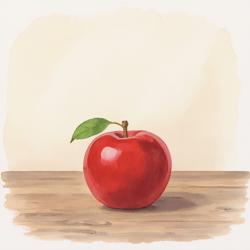 Same scene, watercolour style
